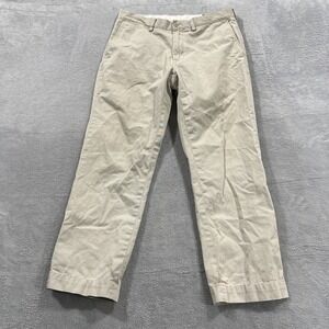 Polo Ralph Lauren Chino Pants Men's 34 x 30 Cream Classic Fit Preppy Formal